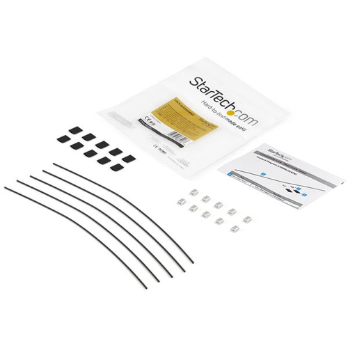 StarTech.com 5-Pack Security Cable Tethers for Adapters & Dongles - Universal Cable Tether Kit - Steel Tether Cable Lock -