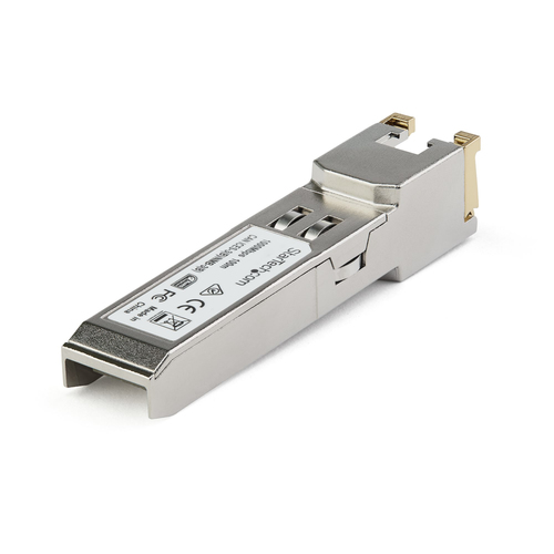 StarTech.com SFP (mini-GBIC) - 1 x RJ-45 1000Base-T LAN - 1 Each - For Data Networking - Twisted PairGigabit Ethernet - 10
