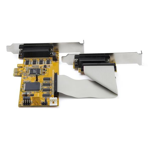 StarTech.com PEX8S1050LP. Hostschnittstelle: PCIe, Ausgangsschnittstelle: Seriell, Formfaktor der Erweiterungskarte: Full-