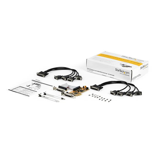 StarTech.com PEX8S1050LP. Hostschnittstelle: PCIe, Ausgangsschnittstelle: Seriell, Formfaktor der Erweiterungskarte: Full-