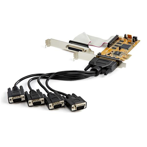 StarTech.com PEX8S1050LP. Hostschnittstelle: PCIe, Ausgangsschnittstelle: Seriell, Formfaktor der Erweiterungskarte: Full-