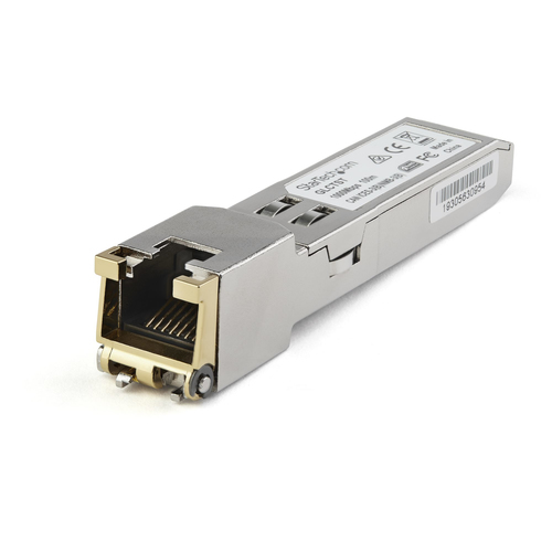 StarTech.com Juniper SFP-1GE-T Compatible SFP Module - 1000BASE-T - 1GE Gigabit Ethernet SFP to RJ45 Cat6/Cat5e Transceive