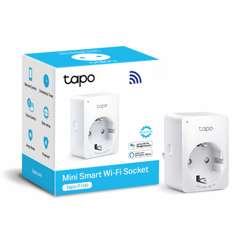 TP-Link Tapo P100. Connectivity technology: Wireless, Wireless technology: Bluetooth / Wi-Fi, Frequency: 2.4 MHz. Placemen