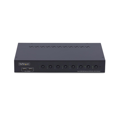 StarTech.com R8AH202-KVM-SWITCH. Tastatur Porttyp: USB, Maus-Porttyp: USB, Video Porttyp: HDMI. HD type: 4K Ultra HD, Maxi