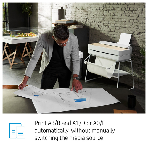 HP DesignJet Studio Tintenstrahl-Großformatdrucker - 914,40 mm (36 Zoll) Druckbreite - Farbe - 4 Farbe(n) - 25 s Farbdruck