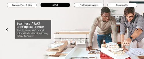 HP DesignJet Studio Tintenstrahl-Großformatdrucker - 914,40 mm (36 Zoll) Druckbreite - Farbe - 4 Farbe(n) - 25 s Farbdruck