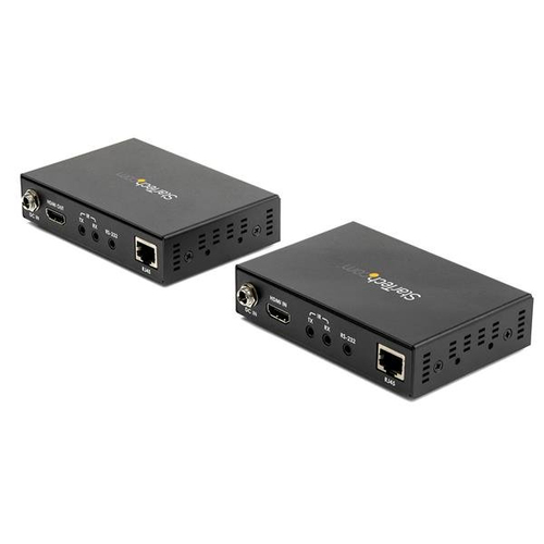 StarTech.com HDMI over CAT6 Extender - 4K 60Hz - 330ft / 100m - IR Support - HDMI Balun - 4K Video over CAT6 (ST121HD20L) 