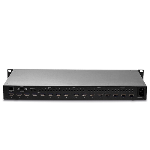 Lindy 8x8 HDMI 18G Matrix with Video Wall Scaling. Video port type: HDMI, Video out: 8x HDMI. Maximum resolution: 3840 x 2