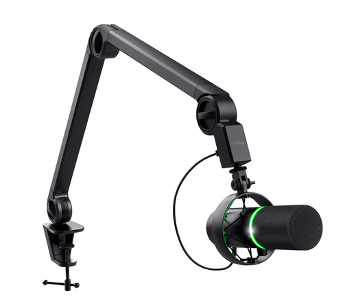 MikrofonTrust Onyx - Kabelgebunden - Kondensator - Schwarz - Kardioide - 1,80 m - USB Typ-A - Tischhalterung, Dämpferbrück