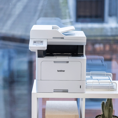 Brother MFC-L5710DW Wired & Wireless - Laser-Multifunktionsdrucker - Monochrom - Kopierer/Fax/Drucker/Scanner - 50 ppm Mon