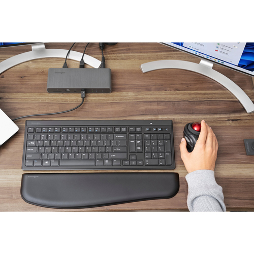 Kensington ErgoSoft Wrist Rest - 10 mm x 101 mm - Elastomer, Thermoplastic Polyurethane (TPU) - Retail - 1 Pack