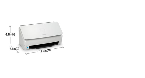 HP Scanjet Pro 2000 s2 Sheet-feed Scanner. Maximum scan size: 216 x 3100 mm, Optical scanning resolution: 600 x 600 DPI, D
