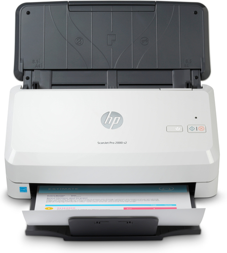 HP Scanjet Pro 2000 s2 Sheet-feed Scanner. Maximum scan size: 216 x 3100 mm, Optical scanning resolution: 600 x 600 DPI, D