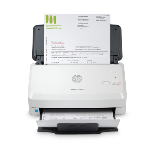HP Scanjet Pro 3000 s4. Maximum scan size: 216 x 3100 mm, Optical scanning resolution: 600 x 600 DPI, Input colour depth: 