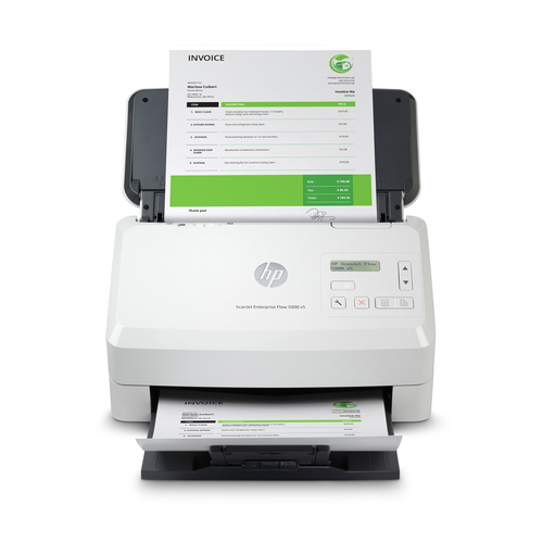HP Scanjet Enterprise Flow 5000 s5. Maximum scan size: 216 x 3100 mm, Optical scanning resolution: 600 x 600 DPI. Scanner 