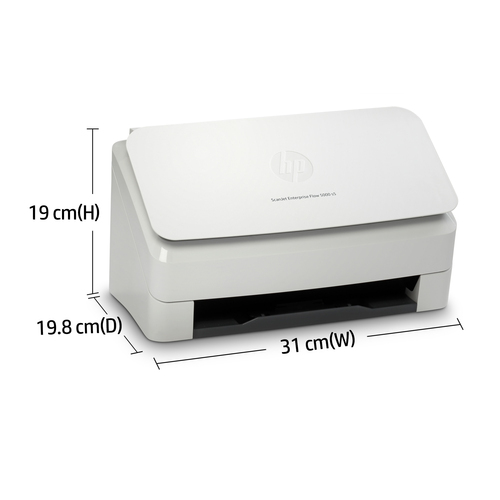 HP Scanjet Enterprise Flow 5000 s5. Maximum scan size: 216 x 3100 mm, Optical scanning resolution: 600 x 600 DPI. Scanner 