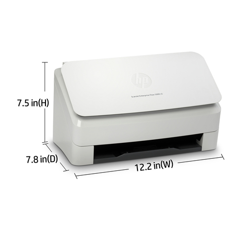 HP Scanjet Enterprise Flow 5000 s5. Maximum scan size: 216 x 3100 mm, Optical scanning resolution: 600 x 600 DPI. Scanner 