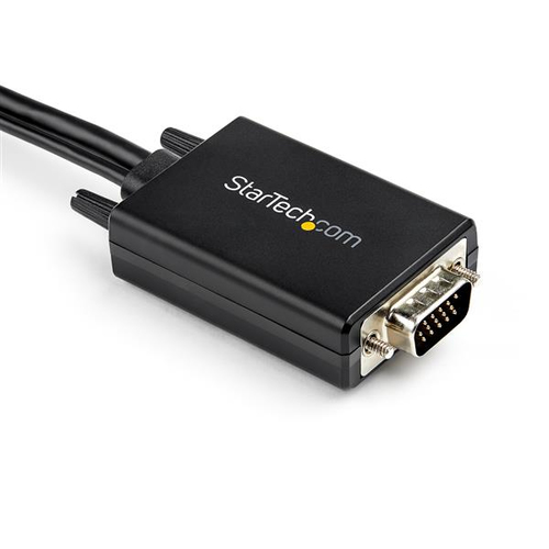 StarTech.com 3m VGA to HDMI Converter Cable with USB Audio Support - 1080p Analog to Digital Video Adapter Cable - Male VG