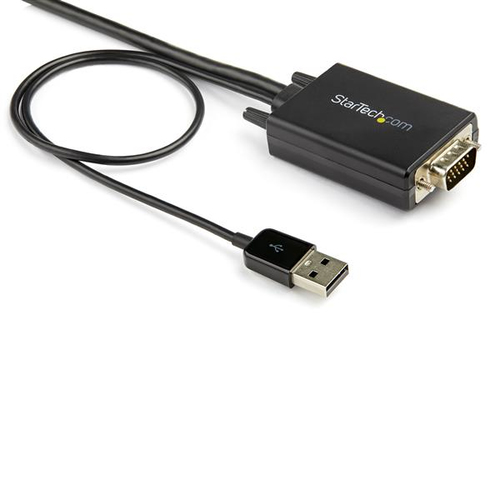 StarTech.com 3m VGA to HDMI Converter Cable with USB Audio Support - 1080p Analog to Digital Video Adapter Cable - Male VG