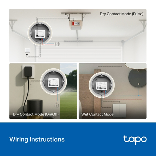 TP-Link Tapo S110E. Product type: Switching actuator, Product colour: White, Virtual assistant: Amazon Alexa / Google Home