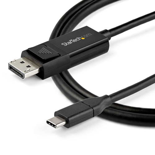 StarTech.com 6ft (2m) USB C to DisplayPort 1.4 Cable 8K 60Hz/4K - Reversible DP to USB-C or USB-C to DP Video Adapter Cabl
