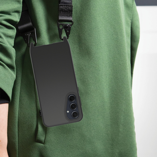 OtterBox React Estojo de transporte Samsung Smartphone - Preto - Alça de pescoço