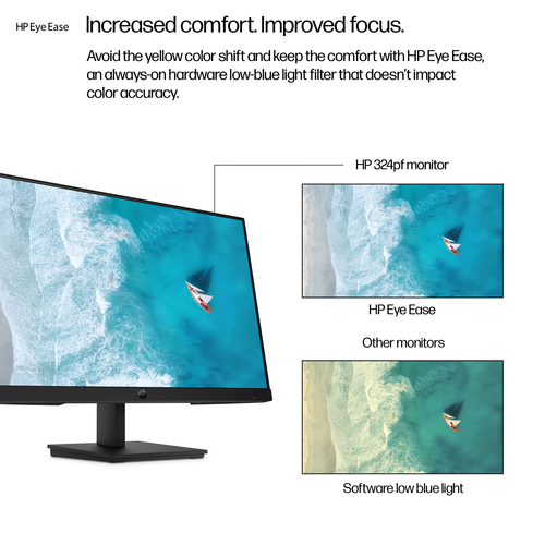 HP 324pf 24" Aula Full HD Monitor LED - 16:9 - 60,5 cm (23,8") Viewable - Tecnologia IPS (In-plane switching) - Borda WLED