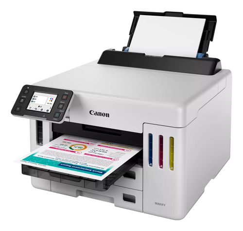 Canon MAXIFY GX5550 Desktop Wireless Inkjet Printer - Colour - 600 x 1200 dpi Print - Automatic Duplex Print - 600 Sheets 
