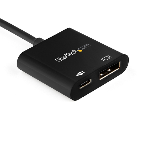 StarTech.com USB C to DisplayPort Adapter with 60W Power Delivery Pass-Through - 8K/4K USB Type-C to DP 1.4 Video Converte