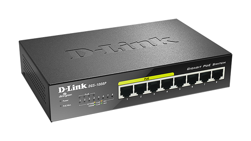 8-PORT 10/100/1000MBPS DESKTOP 8-PORT 10000BASETX