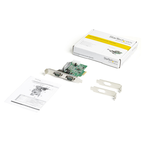 StarTech.com PEX2S953. Hostschnittstelle: PCIe, Ausgangsschnittstelle: Seriell, Erweiterungskarte Standard: PCIe 1.1. Prod