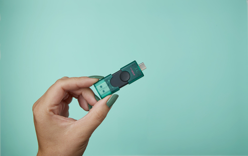 Kingston DataTraveler Duo 256 GB USB 3.2 (Geração 1) Tipo C Unidade Flash - 1