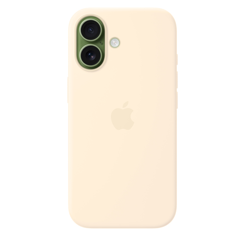 Apple Hülle iPhone 17 Smartphone - Vanille - Softtouch, Seidig - Kratzfest, Sturzsicher - Silikon, MicroFiber - Kann draht