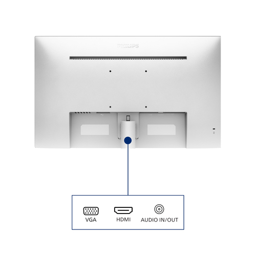 Philips V-line 271V8AW 27" Class Full HD LED Monitor - 16:9 - Textured White - 68.6 cm (27") Viewable - In-plane Switching