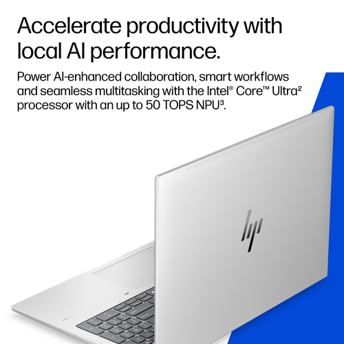HP EliteBook 6 G2i Next Gen AI PC. Product type: Laptop, Form factor: Clamshell. Processor family: Intel Core Ultra 5, Pro