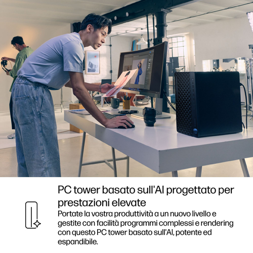 HP EliteDesk 8 Tower G1i AI PC Wolf Pro Security Edition. Famiglia processore: Intel Core Ultra 7, Modello del processore: