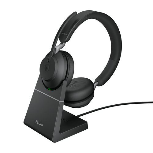 Jabra Evolve2 65
Link380a MS Stereo Stand Black
Lieferumfang: Evolve2 65 headset black MS, Link 380 BT adapter USB-A, Evol