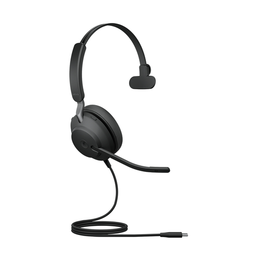 Jabra Evolve2 40 SE. Product type: Headset. Connectivity technology: Wired. Recommended usage: Office/Call center. Headpho