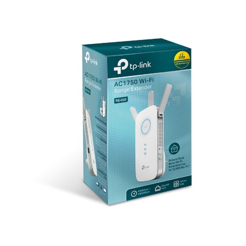 TP-Link RE455 IEEE 802.11ac 1.71 Gbit/s Wireless Range Extender - 2.40 GHz, 5 GHz - 3 x External Antenna(s) - MIMO Technol
