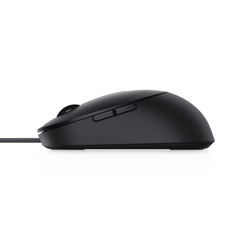 DELL Pro Wired Mouse - MS3220 - Black. Form factor: Ambidextrous. Movement detection technology: Laser, Device interface: 