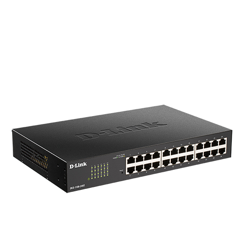 D-Link DGS-1100 DGS-1100-24V2 24 Ports Manageable Ethernet Switch - 2 Layer Supported - Twisted Pair - 1U High - Rack-moun