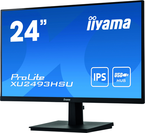 iiyama ProLite XU2493HSU-B1 60,5 cm (23,8 Zoll) Full HD LED LCD-Monitor - 16:9 Format - Mattschwarz - 609,60 mm Class - IP