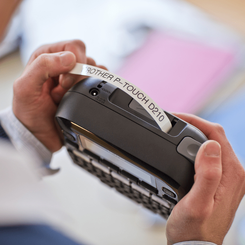 Brother P-touch PT-D210VP Electronic Label Maker - Thermal Transfer - 20 mm/s Mono - 180 dpi - Label, Tape3.50 mm, 6 mm, 9