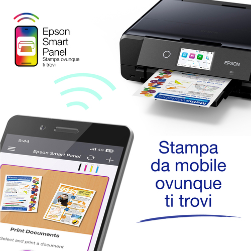 Stampante multifunzione a getto di inchiostro Epson Expression Photo XP-980 Con filo e senza fili - Colore - Fotocopiatric