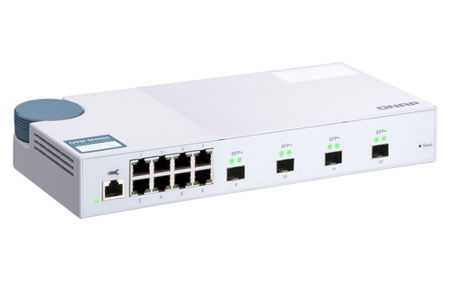 QNAP QSW-M408S. Tipo de switch: Gerido, Camada de switches: L2. Tipos de portas ethernet Basic switching RJ-45: Gigabit Et