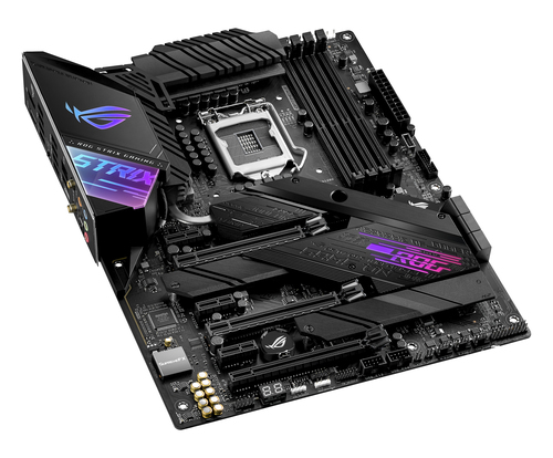 ASUS ROG STRIX Z490-E GAMING. Processor manufacturer: Intel, Processor socket: LGA 1200 (Socket H5), Compatible processor 