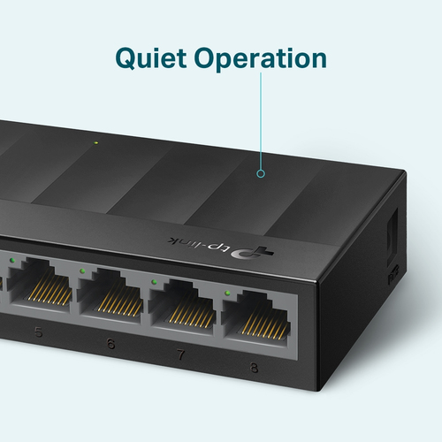 TP-Link LiteWave LS1008G 8 Ports Ethernet Switch - Gigabit Ethernet - 10/100/1000Base-T - 2 Layer Supported - 2.70 W Power