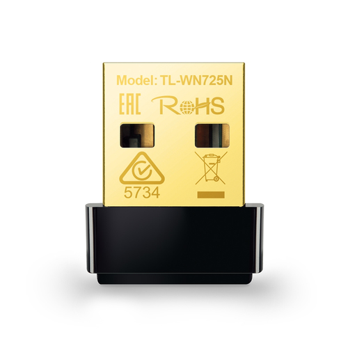TP-Link TL-WN725N Wi-Fi Adapter für Desktop Computer - IEEE 802.11n - USB - 150 Mbit/s - 2,48 GHz ISMExtern