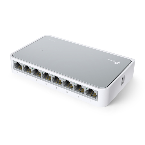 TP-Link TL-SF1008D 8 Anschlüsse Ethernet-Switch - Fast Ethernet - 10/100Base-TX - 2 Unterstützte Netzwerkschicht - Verdril