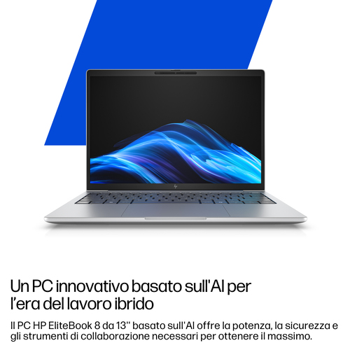 HP EliteBook 8 G1i 14 inch Notebook AI PC Wolf Pro Security Edition. Tipo di prodotto: Computer portatile, Fattore di form